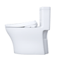 TOTO Aquia IV Washlet+ S7 bidet toilet side view showcasing modern design and technology.