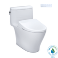 TOTO Nexus One-Piece Washlet+ S7A toilet with bidet seat, featuring WaterSense certification and modern design.