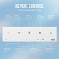TOTO Washlet S5 Bidet Seat remote control features for easy and convenient use.