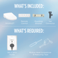 What's included and required for TOTO Washlet S2 Bidet Seat installation, featuring remote control and more.
