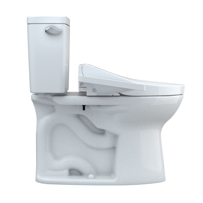 Drake Two-Piece Toto Bidet Toilet, ADA, Heated Seat / Water, Deodorizer MW7763074CSG