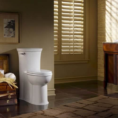 Tropic One-Piece Toilet by American Standard, Chair Height (ADA), Elongated, High Efficiency Flush, EverClean Surface 2786128.020