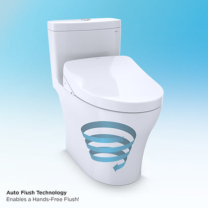 AP Wall-Hung Toto Bidet Toilet, Auto Open/Close, Deodorizer, Heated Seat / Water, Remote CWT4263046CMFG#MS