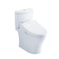 Aquia IV One-Piece Low-flush rate Toilet by Toto, Universal Height (ADA), Elongated Bowl, Dual Flush, with Washlet Bidet Capability MS646124CUMFG#01