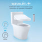 Aquia IV Two-Piece Toilet by Toto, Universal Height (ADA),  Elongated Bowl, Dual Flush, with Washlet Bidet Capability MS446124CEMFG#01