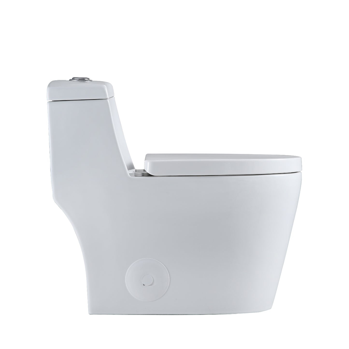 Savona One-Piece Toilet by Altair Dual Top Flush, Elongated, Skirted T280
