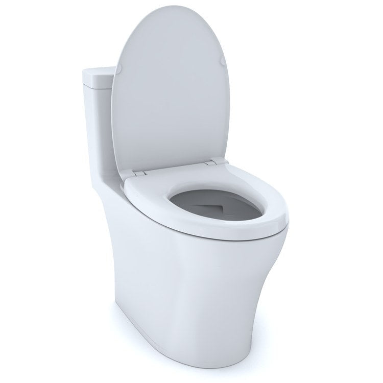 Aquia IV One-Piece Toilet by Toto, Universal Height (ADA),  Elongated Bowl, Dual Flush, with Washlet Bidet Capability MS646124CEMFG#01